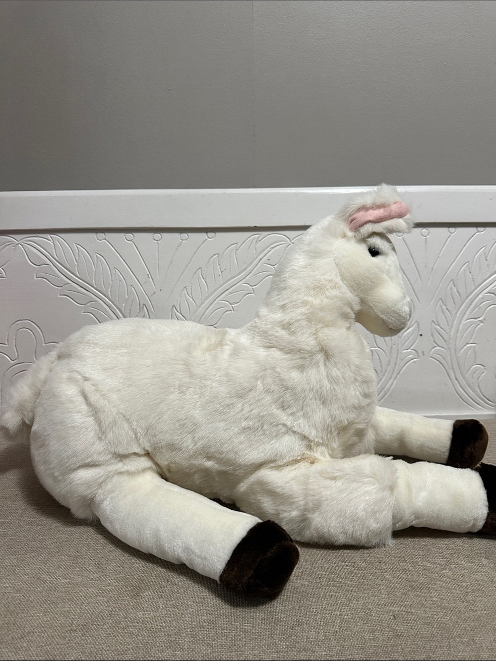 White Llama plush